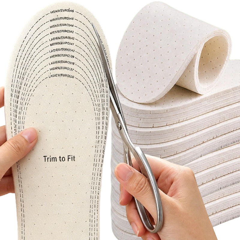 Men Shoes Outlet - Semelles intérieures respirantes en coton et