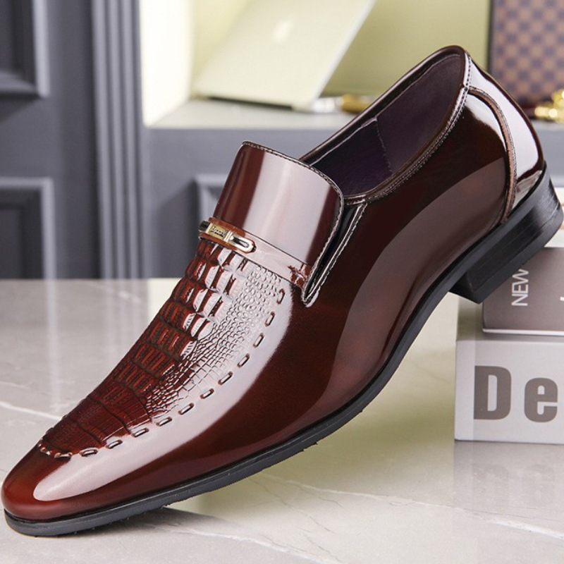 Men Shoes For Office Work - Hommes chaussures en cuir verni chaussures