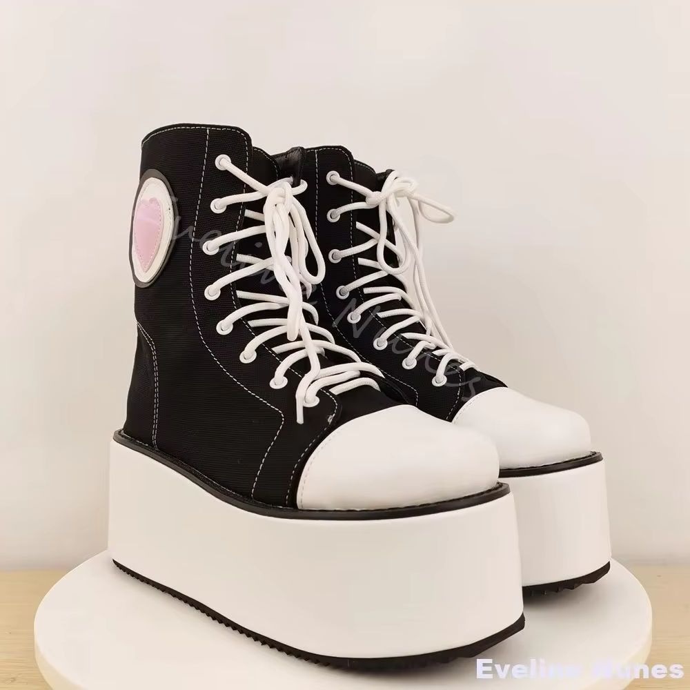 Canvas Sneaker High - Chaussures montantes en toile à semelles