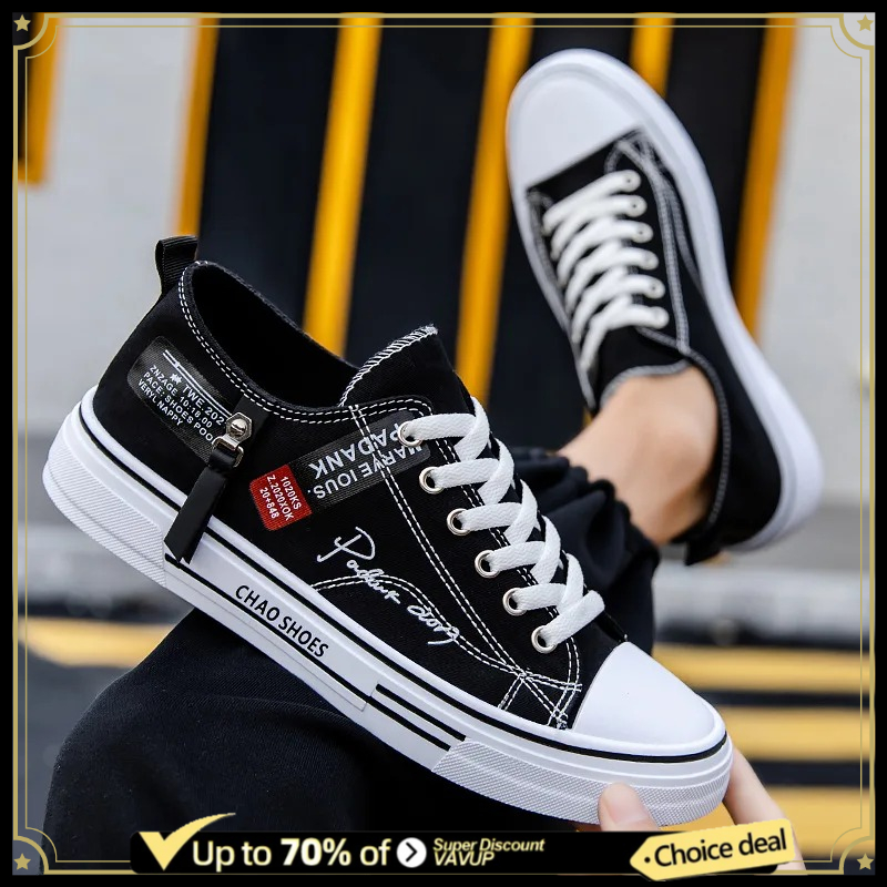 Canvas Sneaker High - Chaussures en toile pour hommes, chaussures