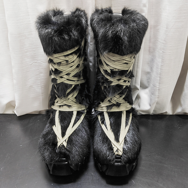 Canvas Sneaker High - Chaussures montantes pour hommes, bottes plateforme