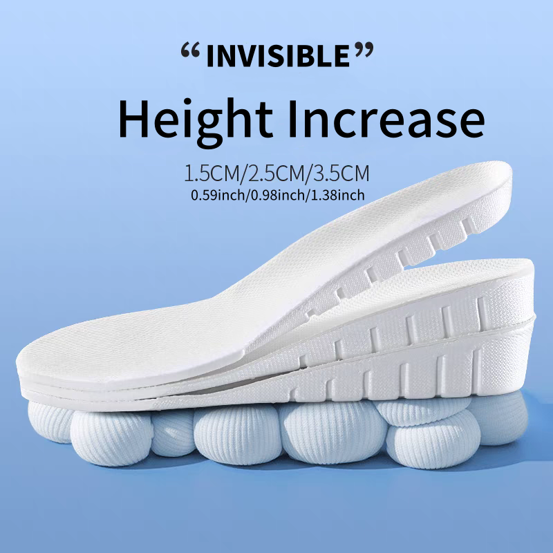 Men Shoes Outlet - Semelles intérieures invisibles blanches pour augmenter