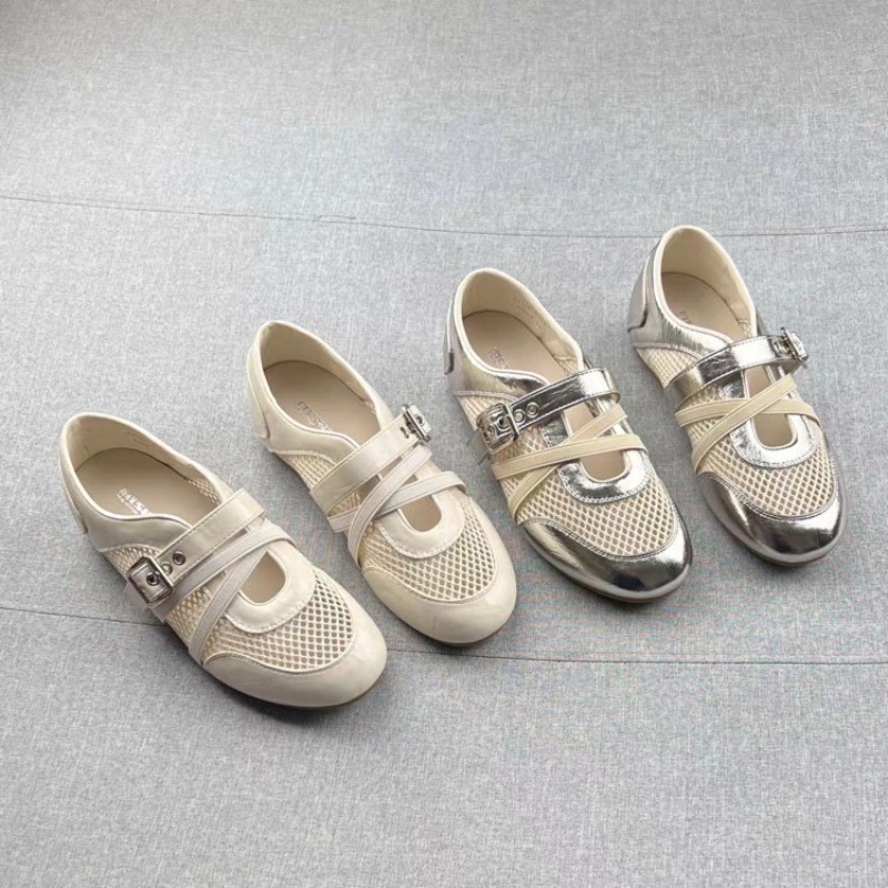 Casual Sneaker Low - Nouvelles baskets tissées ajourées à empiècements