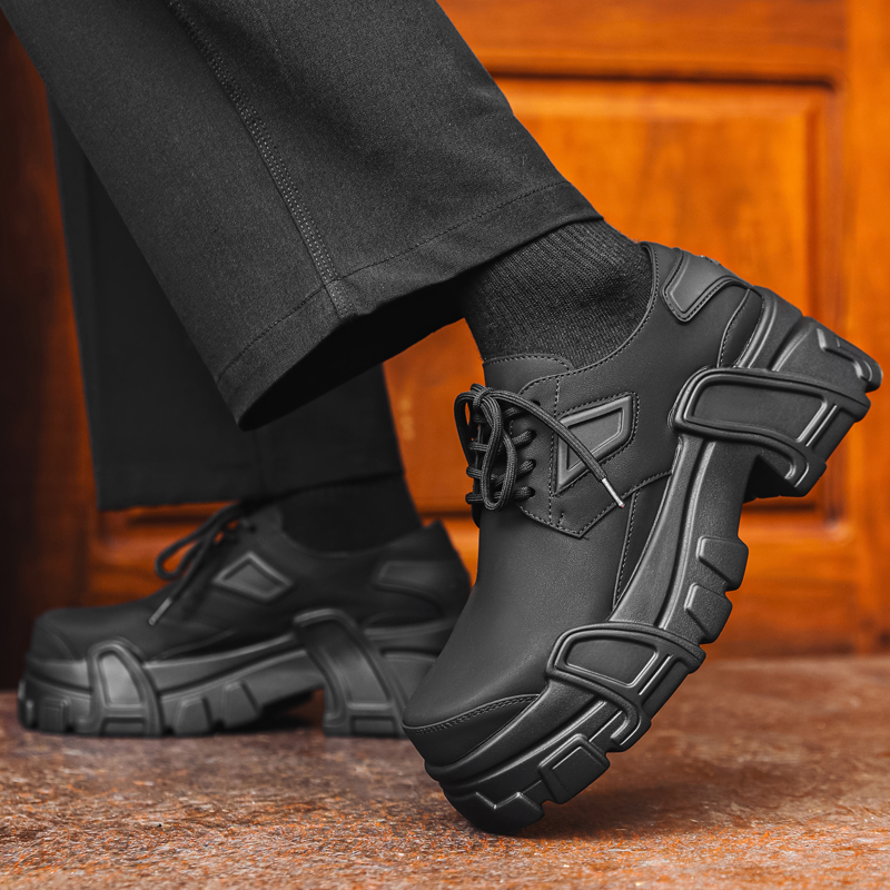 Men Shoes For Office Work - Chaussures à plateforme en cuir pour