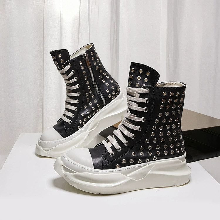 Canvas Sneaker High - Baskets montantes vintage pour hommes en