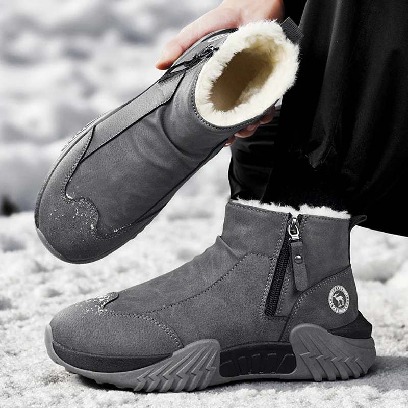 Canvas Sneaker High - Bottes de neige d'hiver chaussures décontractées