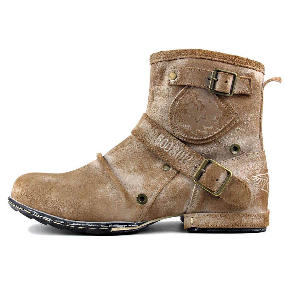 Men'S Shoes Zone - Bottes à lacets pour hommes, bottes