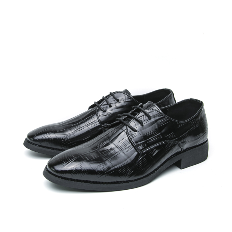 Chaussures en cuir à lacets po - Men Shoes For Office Work avis et prix