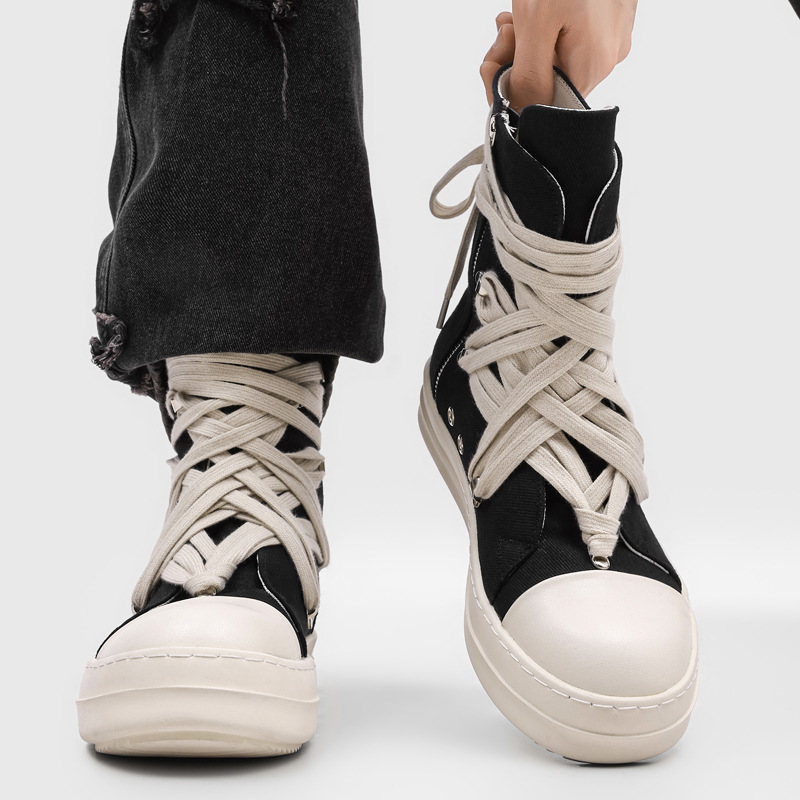 Baskets montantes en toile pou - Canvas Sneaker High avis et prix