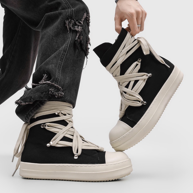 Baskets montantes en toile pou - Canvas Sneaker High avis et prix