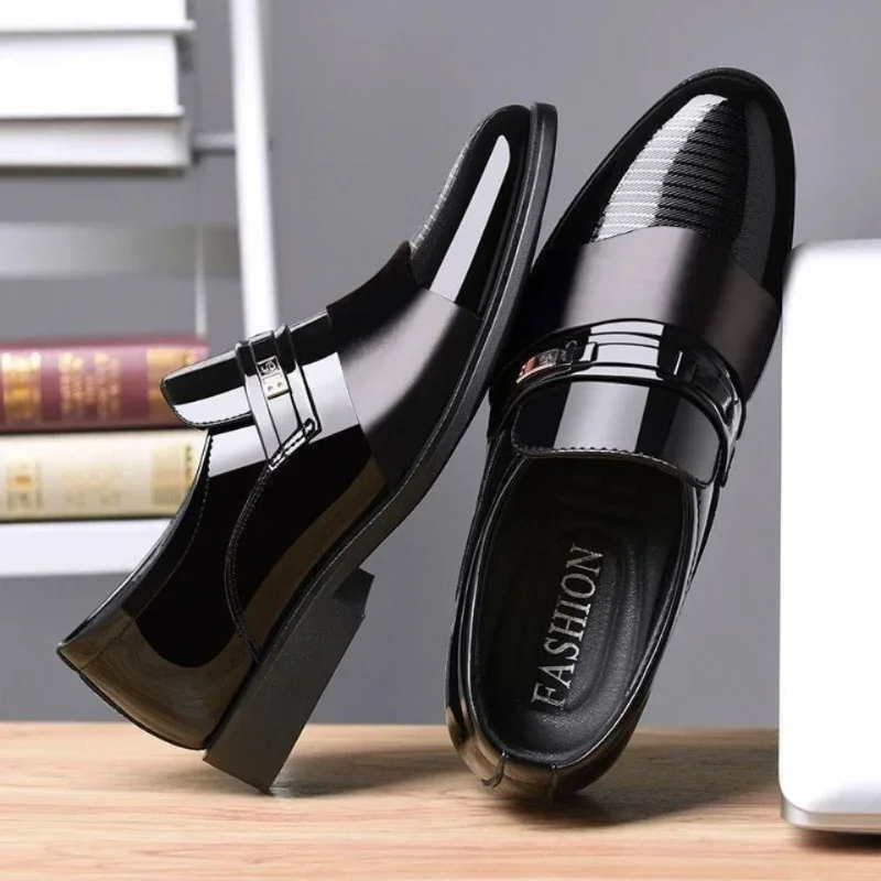 Chaussures en cuir pour hommes - Men Shoes For Office Work avis et prix