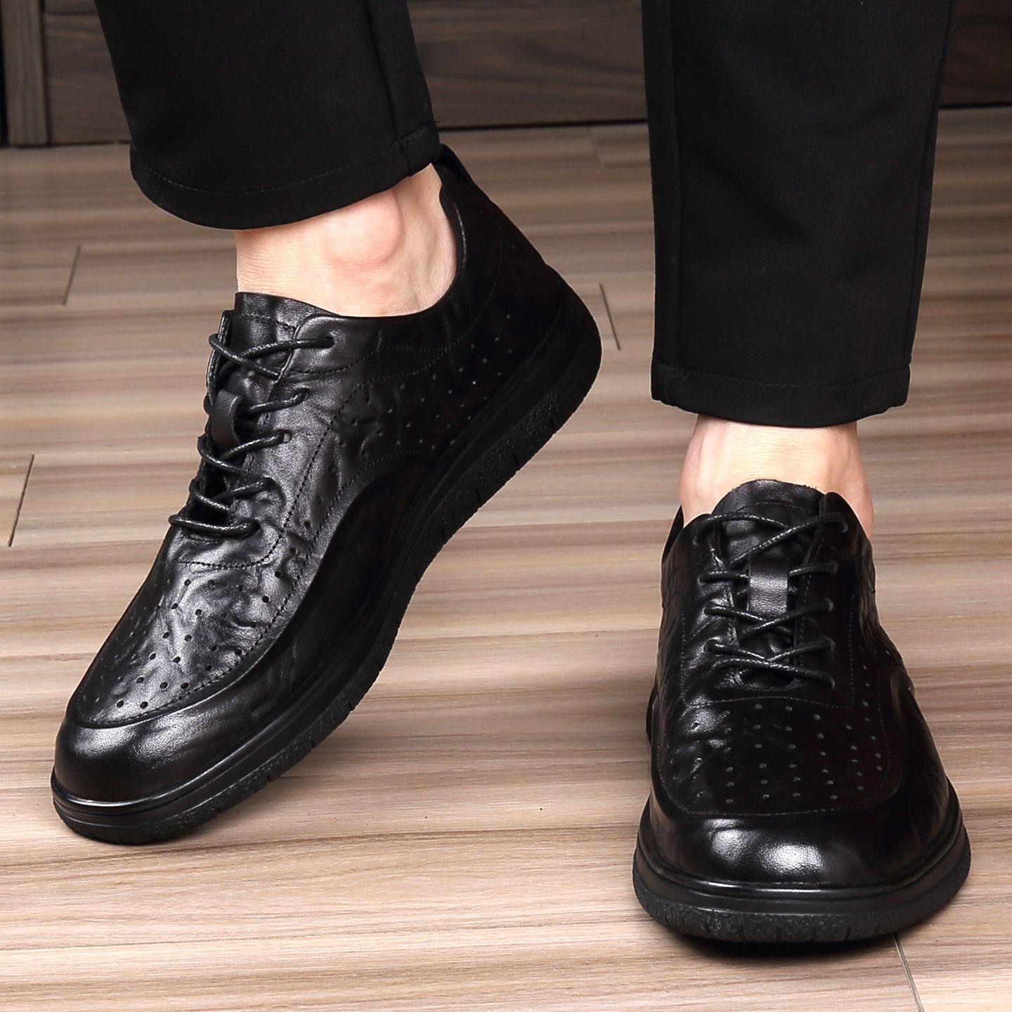 Chaussures décontractées en cu - Men Shoes For Office Work avis et prix