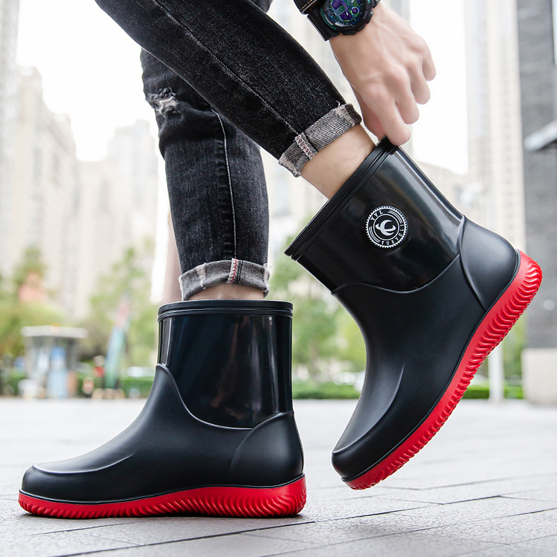 Bottes de pluie mi-mollet pour - Men'S Shoes Water Resistant avis et prix