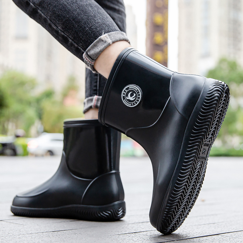 Bottes de pluie mi-mollet pour - Men'S Shoes Water Resistant avis et prix