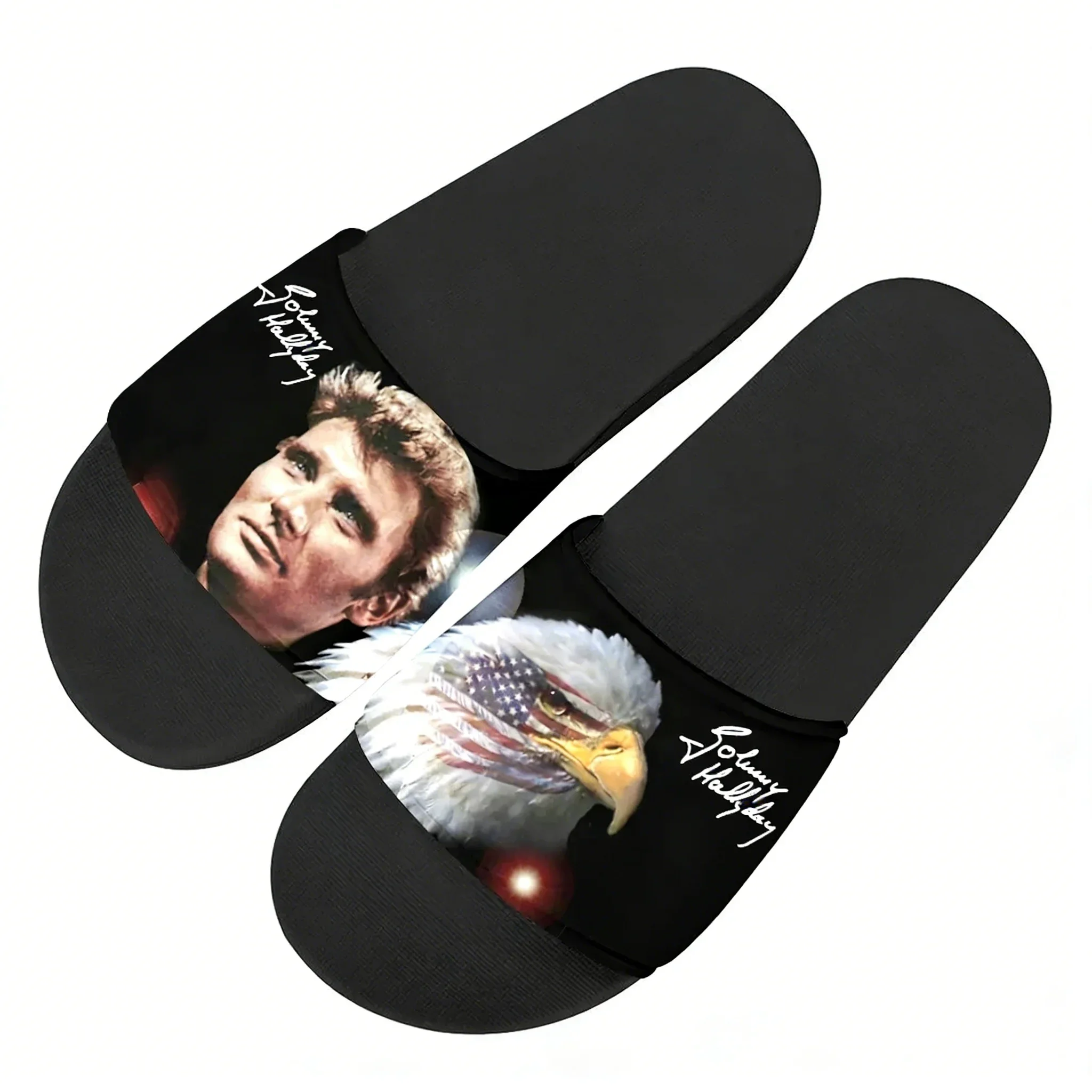 Claquettes Johnny Hallyday pou - Men Shoes Black avis et prix