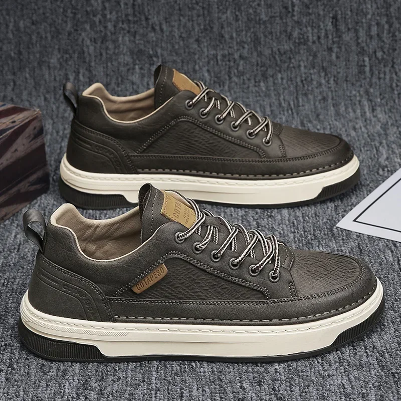 Chaussures en cuir décontracté - Men Shoes For Office Work avis et prix
