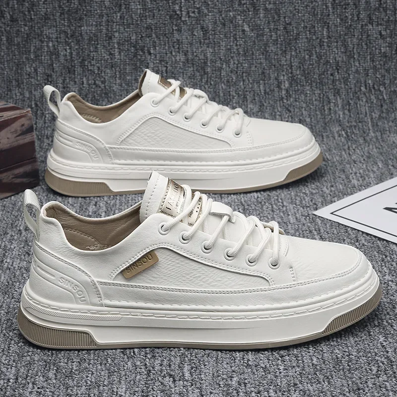 Chaussures en cuir décontracté - Men Shoes For Office Work avis et prix