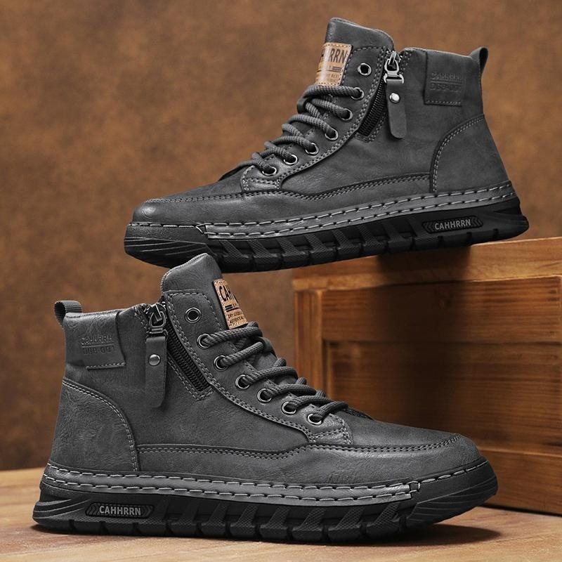Bottes hautes en cuir pour hom - Men Shoes Type avis et prix