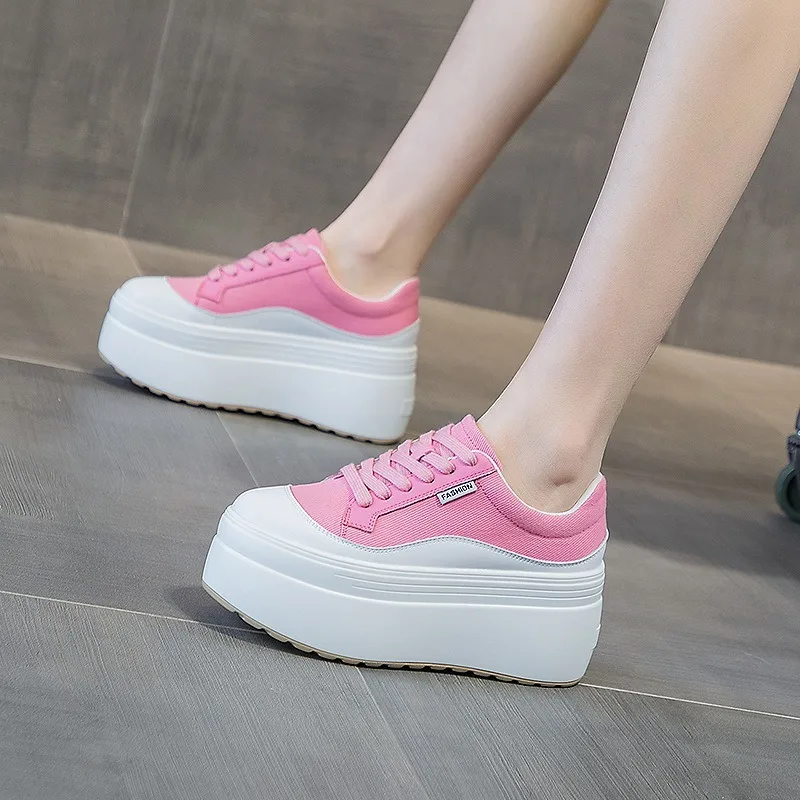 Chaussures à plateforme compen - Canvas Sneaker High avis et prix