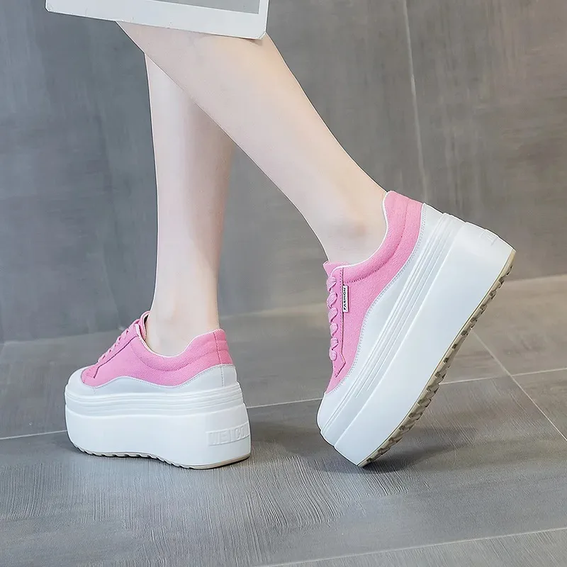 Chaussures à plateforme compen - Canvas Sneaker High avis et prix