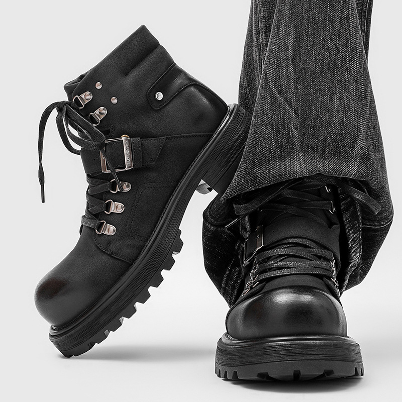 Marque hommes bottes en cuir m - Men Shoes Type avis et prix