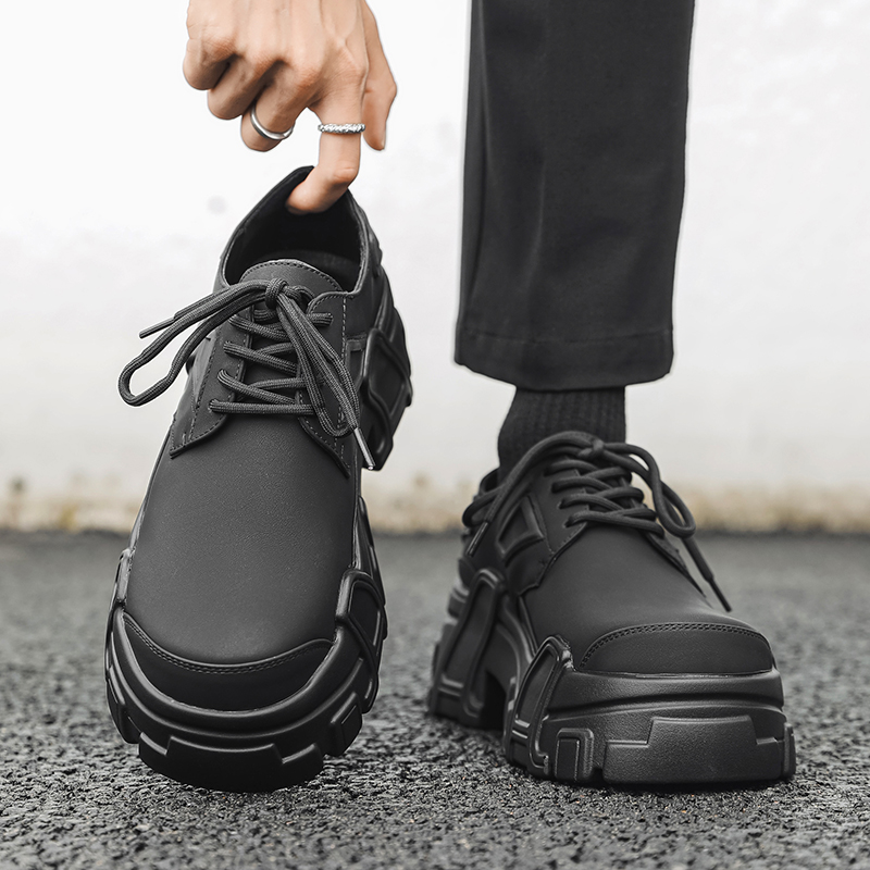 Chaussures à plateforme en cui - Men Shoes For Office Work avis et prix