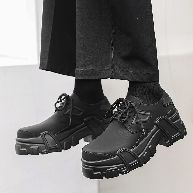 Chaussures à plateforme en cui - Men Shoes For Office Work avis et prix