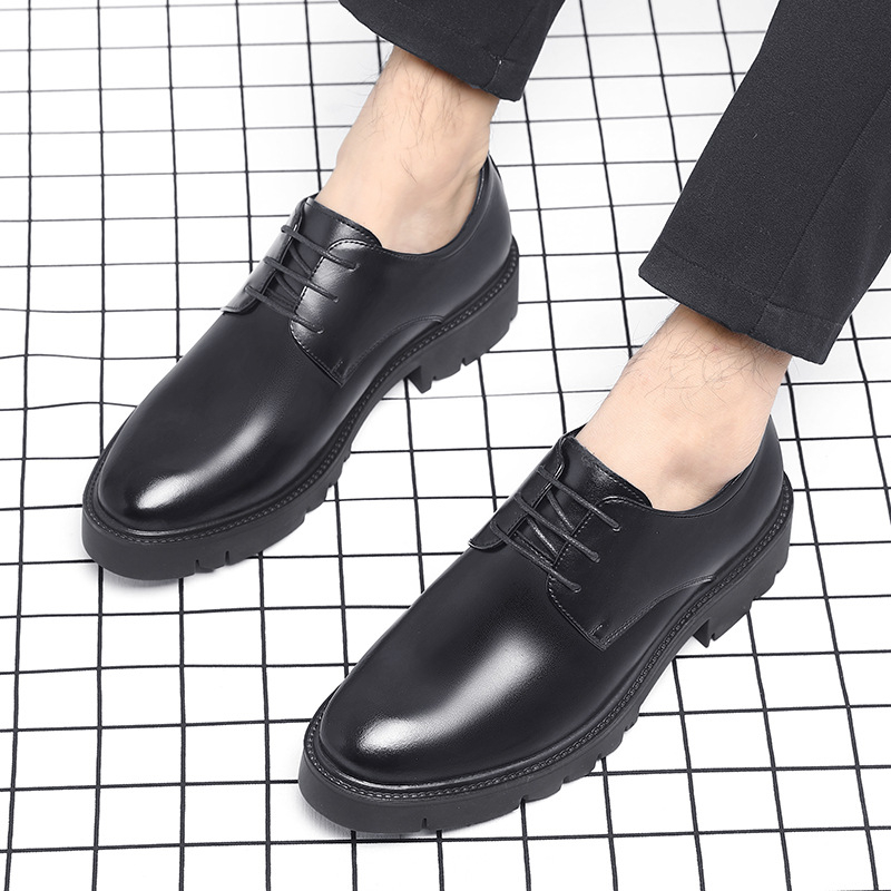 Chaussures habillées en cuir n - Men Shoes For Office Work avis et prix