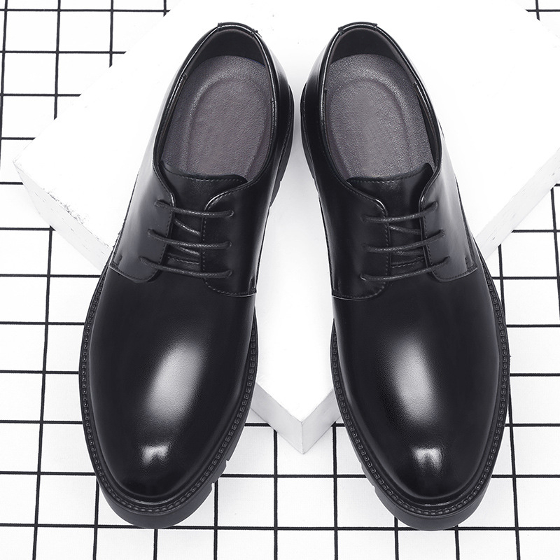 Chaussures habillées en cuir n - Men Shoes For Office Work avis et prix